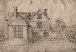 Drawing of SC Vicarage East Front