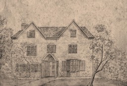 Drawing of SC Vicarage West Front